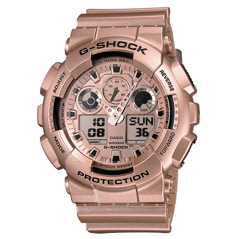 ساعت مچی عقربه ای مردانه کاسیو جی شاک مدل GA-100GD-9ADR