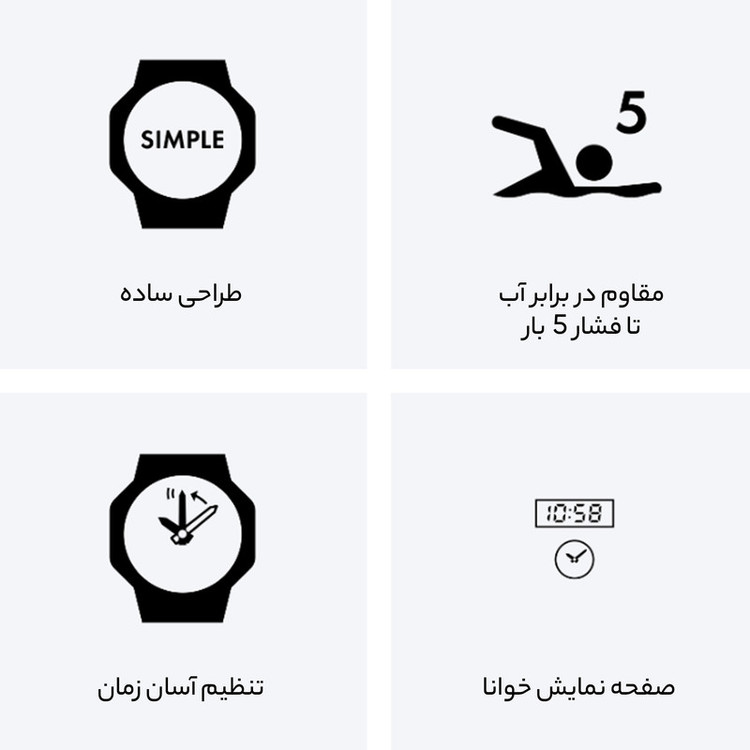 ساعت مچی عقربه ای مردانه کاسیو مدل MW-240-2BVDF
