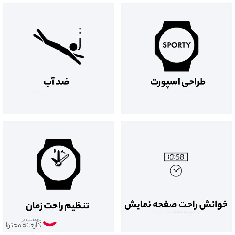 ساعت مچی عقربه ای زنانه کاسیو کد LRW-200H-7BVDF