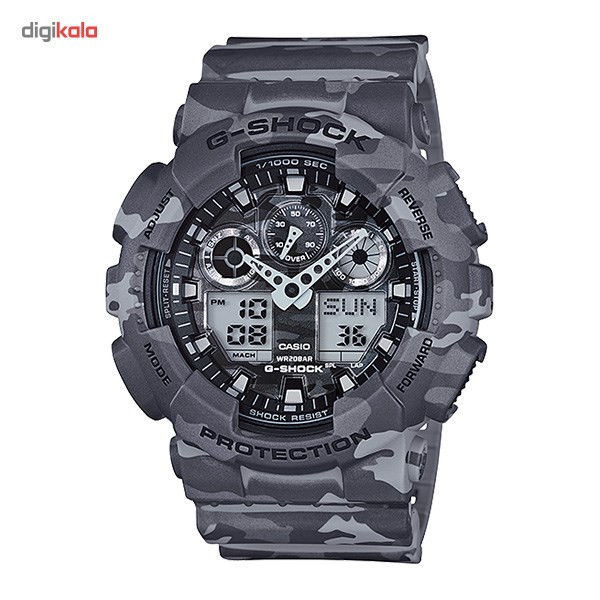 ساعت مچی عقربهای کوارتز مردانه کاسیو مدل GA-100CM-8ADR