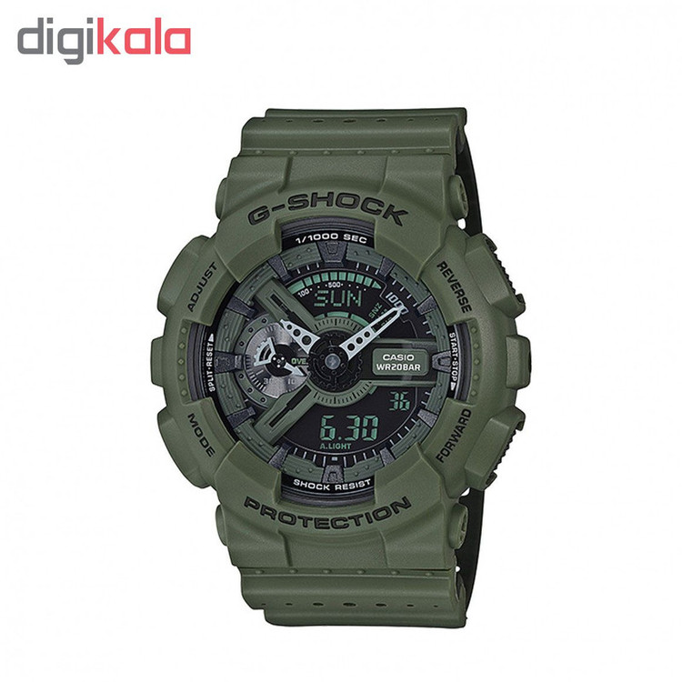 ساعت مچی عقربه ای مردانه کاسیو جی شاک مدل GA-110LP-3ADR