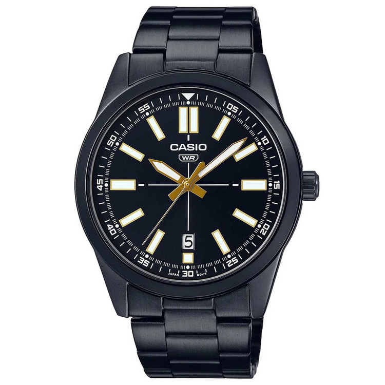 ساعت مچی عقربهای مردانه کاسیو مدل CASIO-MTP-VD02B-1EUDFF
