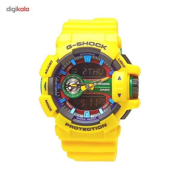 ساعت مچی عقربهای کوارتز مردانه کاسیو مدل G-Shock GA-400-9ADR