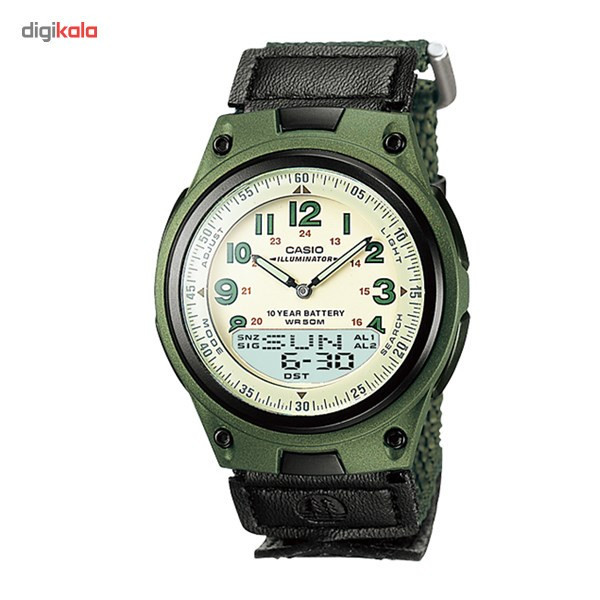 ساعت مچی عقربهای کوارتز مردانه کاسیو مدل AW-80V-3BVDF