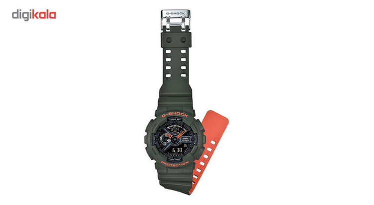 ساعت مچی عقربهای کوارتز مردانه کاسیو مدل GA-110LN-3ADR