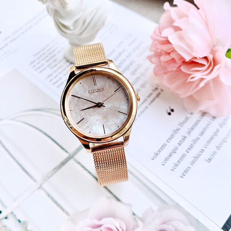 ساعت مچی عقربه ای زنانه سیتی زن مدل EM0508-80Y