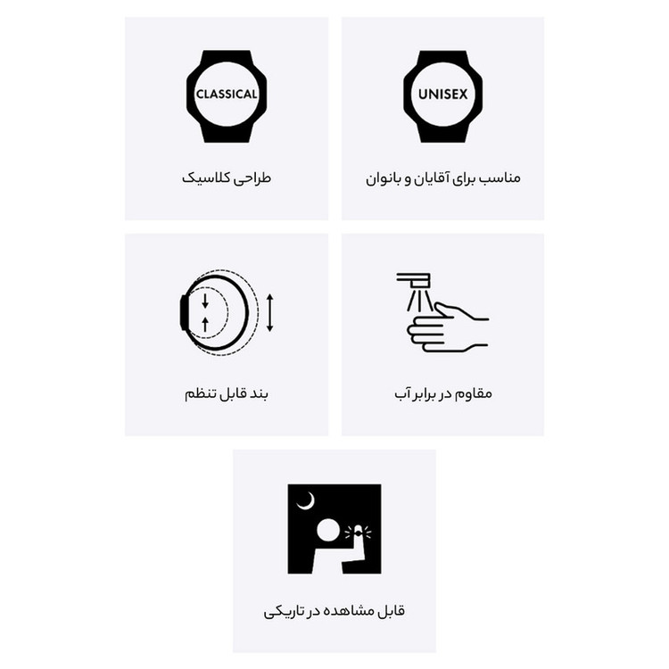 ساعت مچی دیجیتال کاسیو مدل B640WBG-1BDF