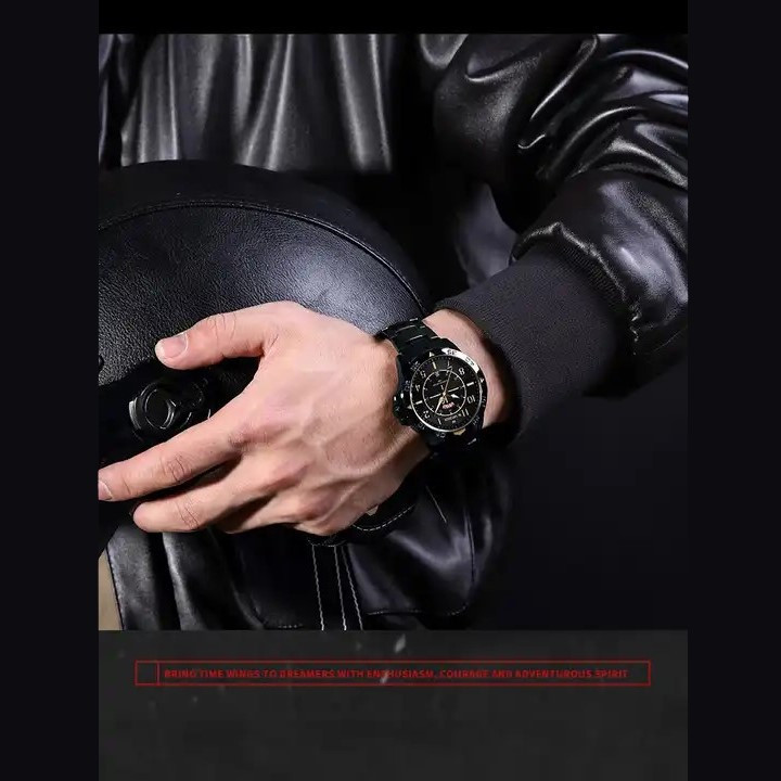 ساعت مچی عقربهای مردانه نیوی فورس مدل NF9204BKBK