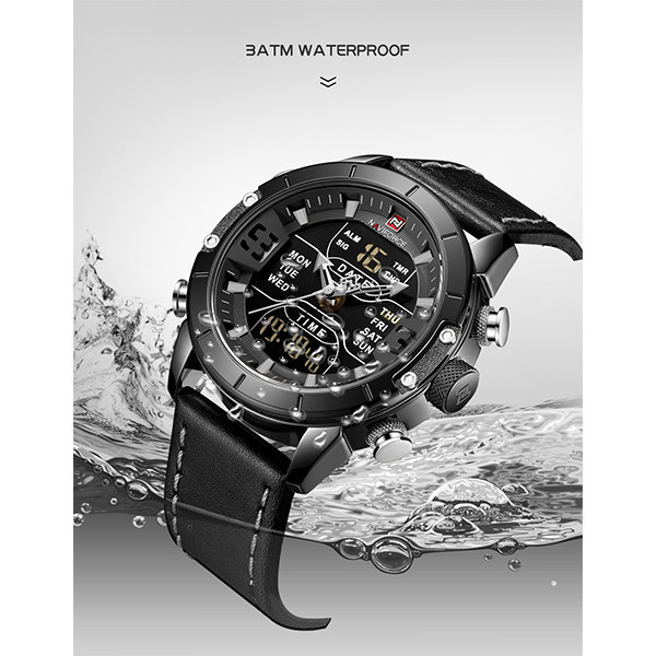 ساعت مچی عقربهای مردانه نیوی فورس مدل NF9153L BGYB