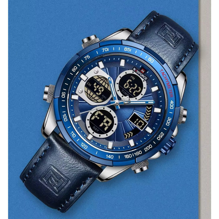 ساعت مچی عقربهای مردانه نیوی فورس مدل NF9197LSBEBE