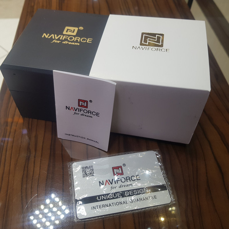 ساعت مچی عقربهای مکانیکی مردانه نیوی فورس مدل دوزمانه 88N91F71