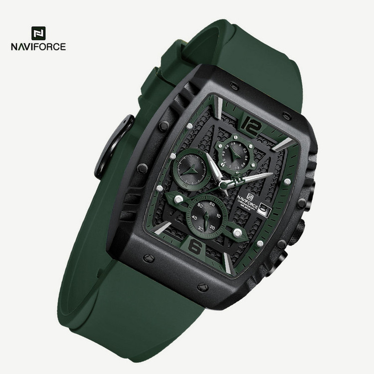 ساعت مچی عقربهای مردانه نیوی فورس مدل کرنوگراف تاریخدار کد NF8025-B-G