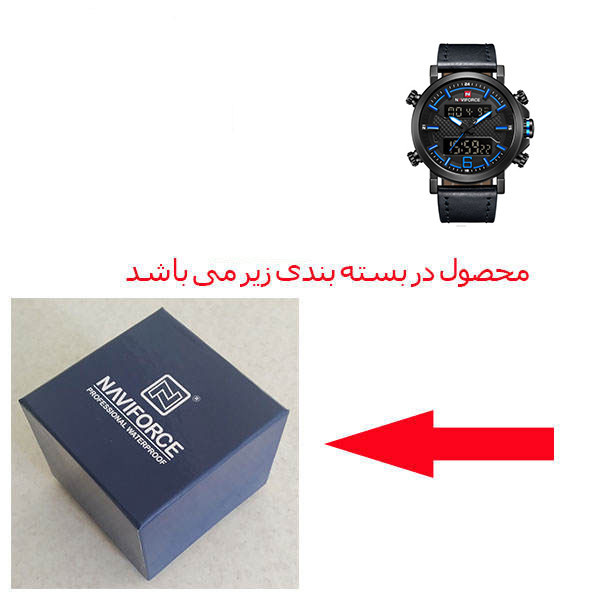 ساعت مچی عقربهای مردانه نیوی فورس مدل NF9135 BBEBE