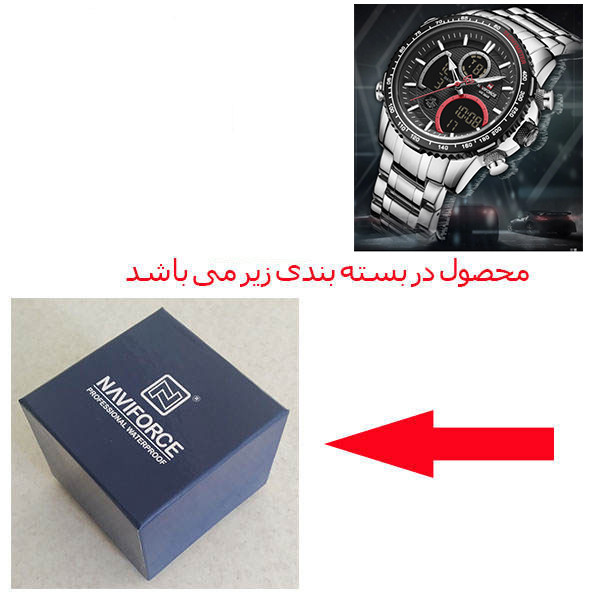 ساعت مچی عقربهای مردانه نیوی فورس مدل NF9182 SB