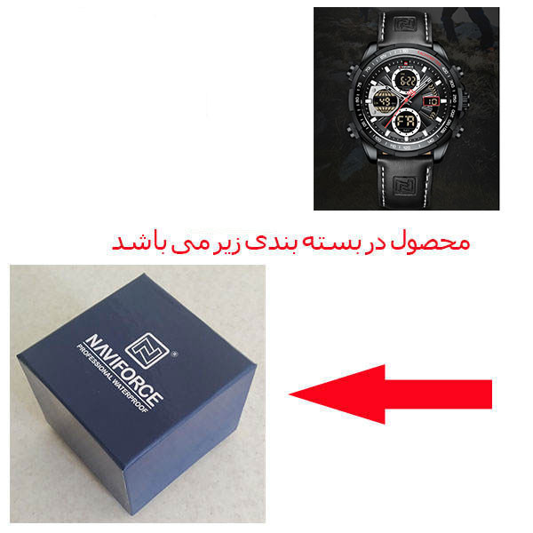 ساعت مچی عقربهای مردانه نیوی فورس مدل NF9197L BWB