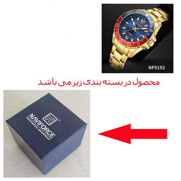ساعت مچی عقربهای مردانه نیوی فورس مدل NF9192 GGBE