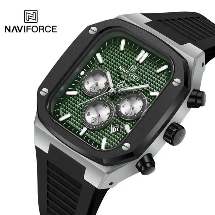 ساعت مچی عقربهای مردانه نیوی فورس مدل کرنوگراف NF 8037GRB