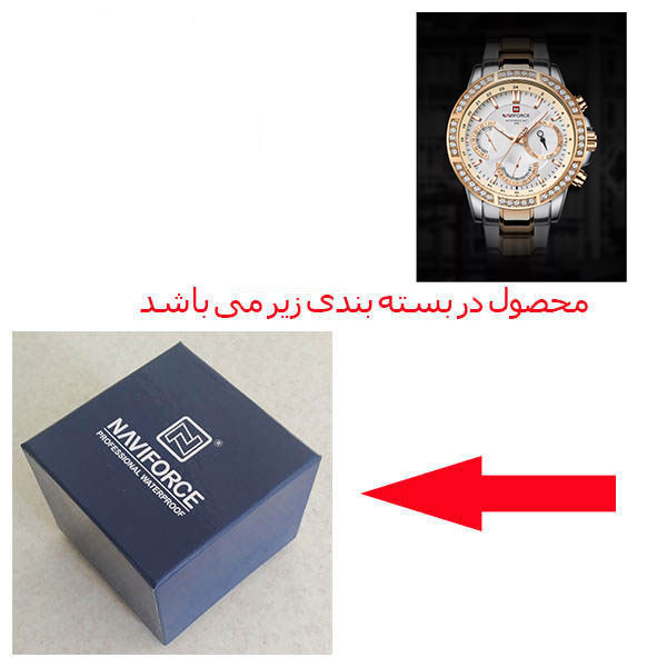ساعت مچی عقربهای مردانه نیوی فورس مدل NF9196 RGW