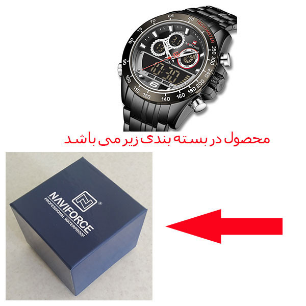 ساعت مچی عقربه ای مردانه نیوی فورس مدل NF9188 BBB
