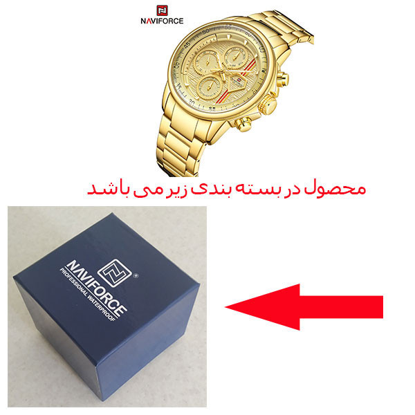 ساعت مچی عقربهای مردانه نیوی فورس مدل NF9184 GG