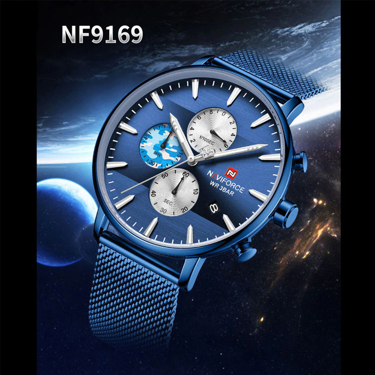ساعت مچی عقربهای مردانه نیوی فورس مدل NF9169M -FE-AR-SO-SO