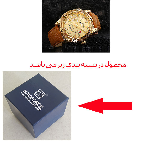 ساعت مچی عقربهای مردانه نیوی فورس مدل NF9117 LGG