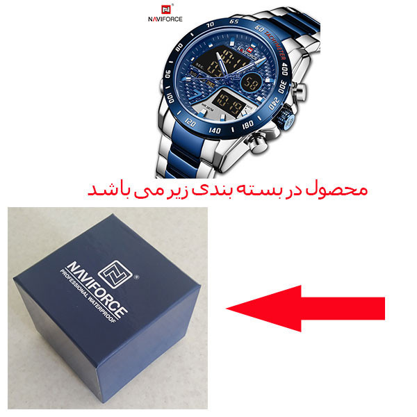 ساعت مچی عقربهای مردانه نیوی فورس مدل NF9171 SBEBE