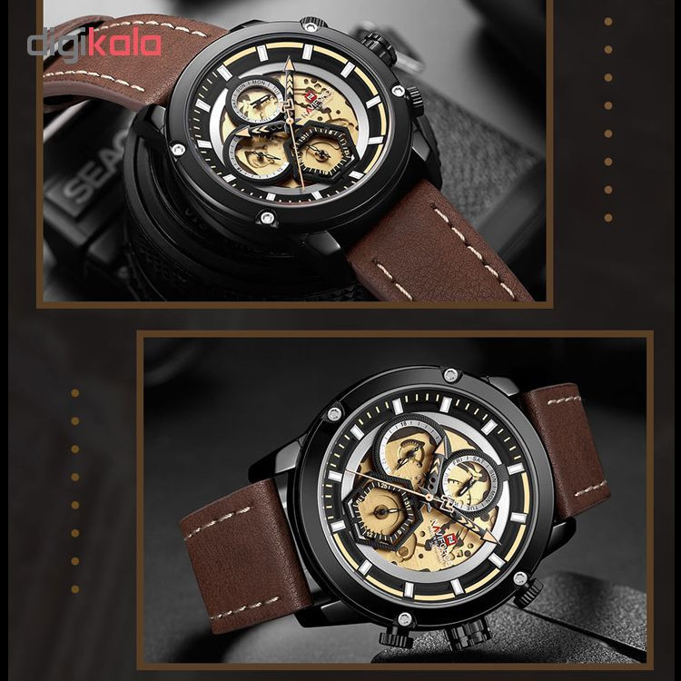 ساعت مچی عقربه ای مردانه نیوی فورس کد NF9167