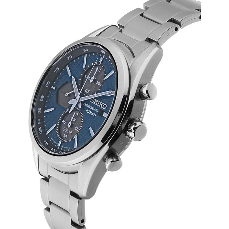 ساعت مچی عقربهای مردانه کوارتز کرنوگراف سیکو مدل SSC801P1
