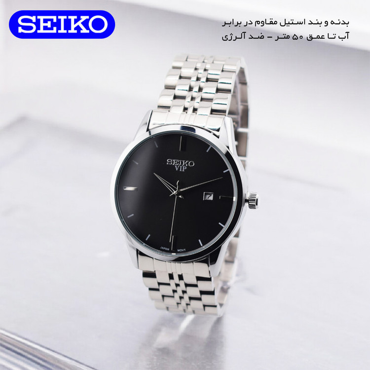 ساعت مچی عقربهای کوارتز مردانه سیکو مدل VIP-977C2