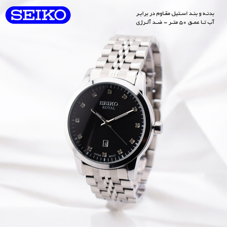 ساعت مچی عقربهای کوارتز مردانه سیکو مدل ROYAL-M0301