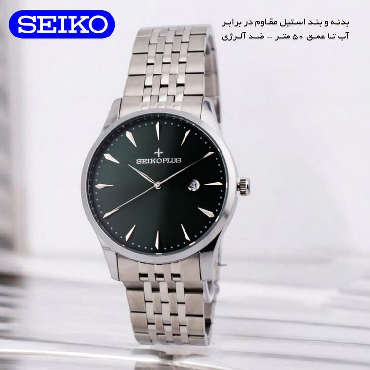 ساعت مچی عقربهای مردانه کوارتز سیکو مدل PH1037G-C1