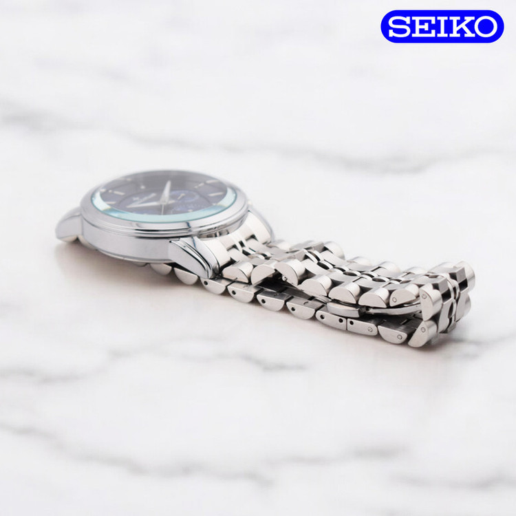 ساعت مچی عقربهای مردانه کوارتز سیکو مدل سه موتور فعال کد PH1046G-C2