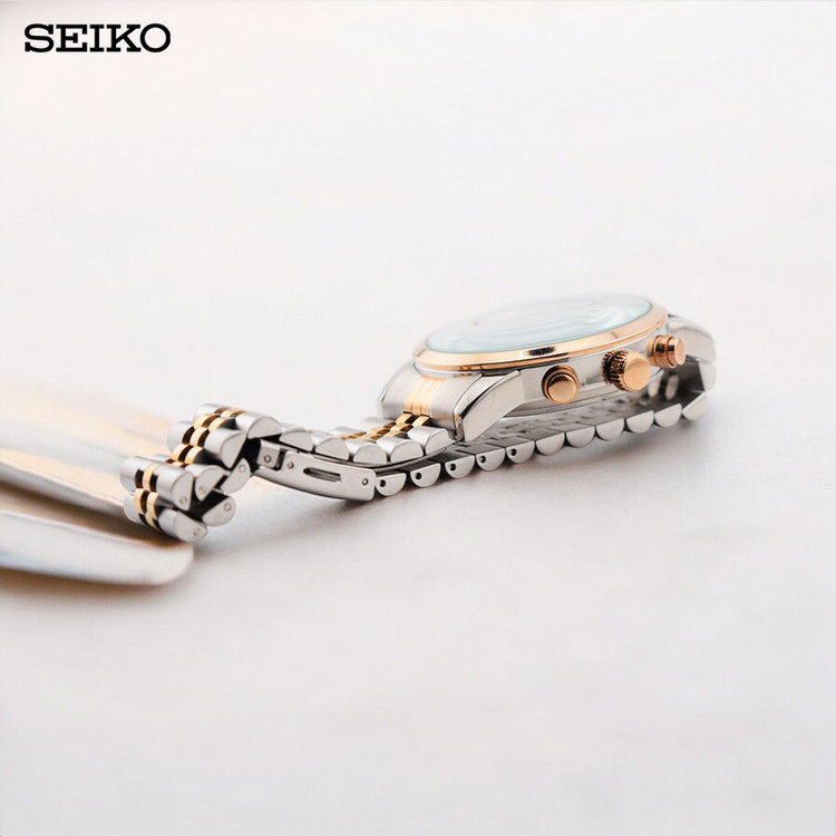 ساعت مچی عقربهای مردانه کوارتز سیکو مدل سه موتور فعال کد 21054GR