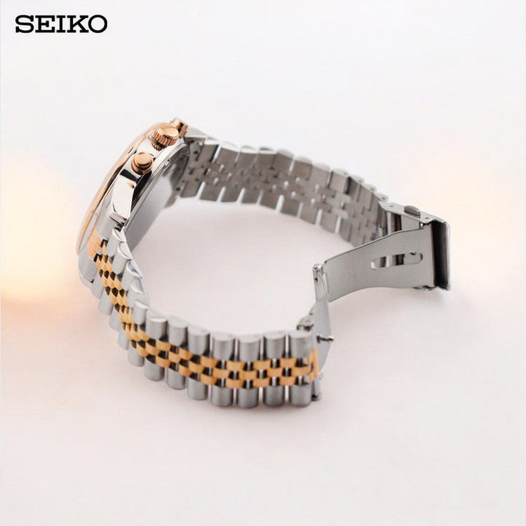 ساعت مچی عقربهای مردانه کوارتز سیکو مدل سه موتور فعال کد 21054GR