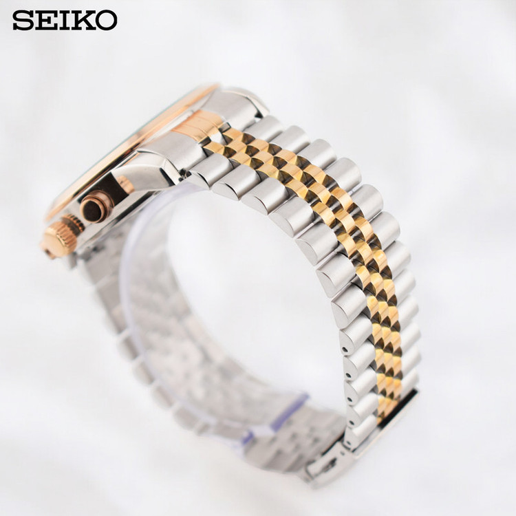 ساعت مچی عقربهای مردانه کوارتز سیکو مدل سه موتور فعال کد 21056G