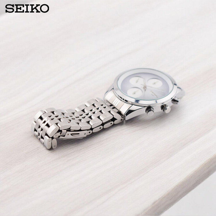 ساعت مچی عقربهای مردانه کوارتز سیکو مدل سه موتور فعال کد 9110HS-M