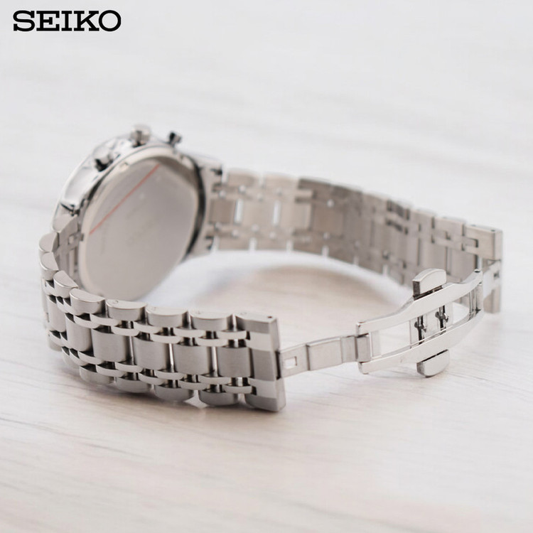 ساعت مچی عقربهای مردانه کوارتز سیکو مدل سه موتور فعال کد 21050GS