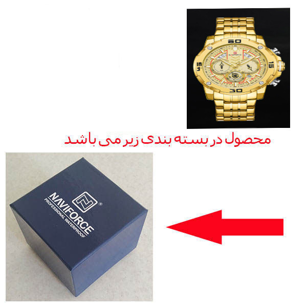 ساعت مچی عقربهای مردانه نیوی فورس مدل NF9175 GG