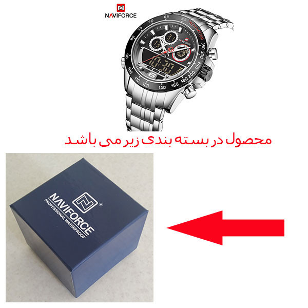 ساعت مچی عقربه ای مردانه نیوی فورس مدل NF9188 SBS