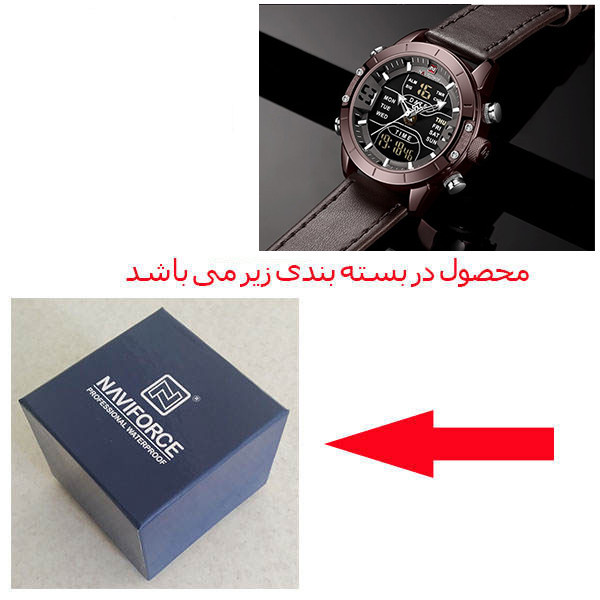 ساعت مچی عقربهای کوارتز مردانه نیوی فورس مدل NF9153L cece