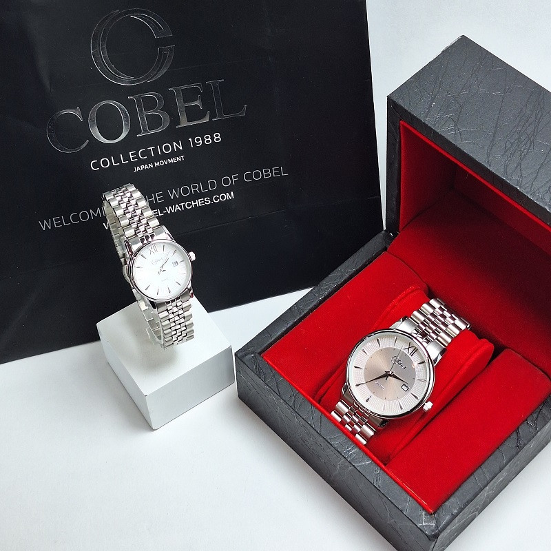 ست ساعت مچی عقربهای زنانه و مردانه کوبل مدل CB6170AG-CB6170AL
