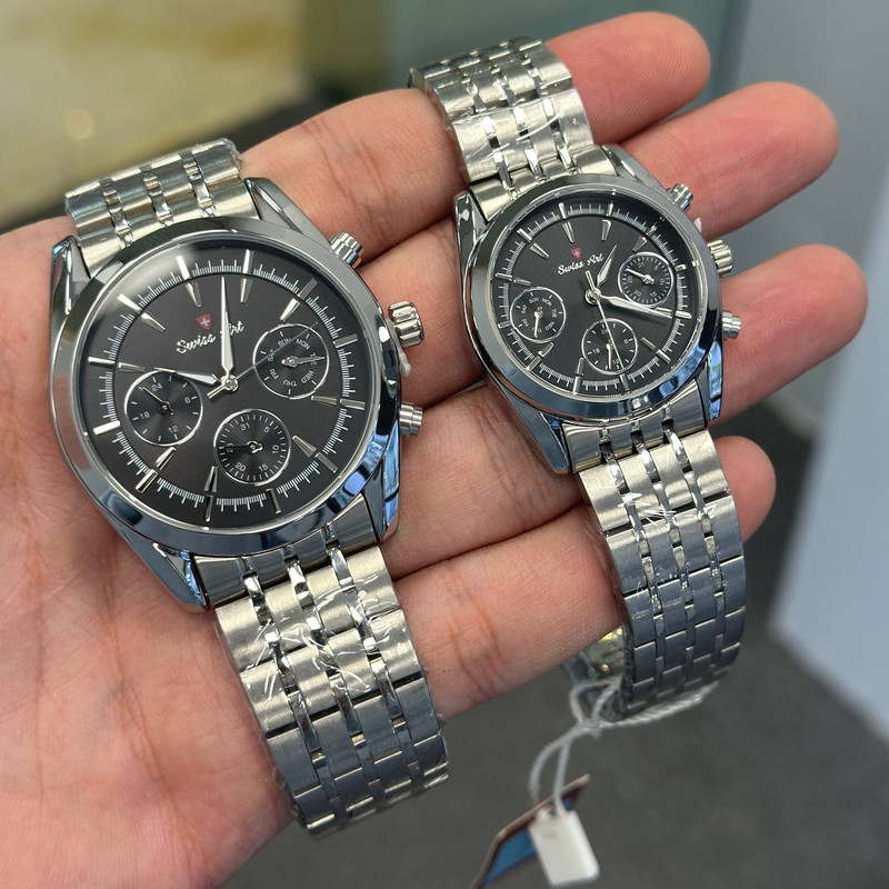 ست ساعت مچی عقربه ای زنانه و مردانه سوئیس آرت مدل sa898902