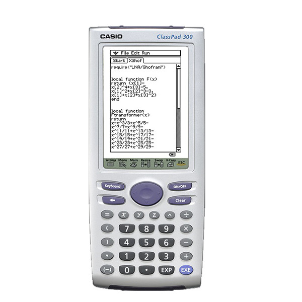 ماشین حساب کاسیو مدل classpad 330