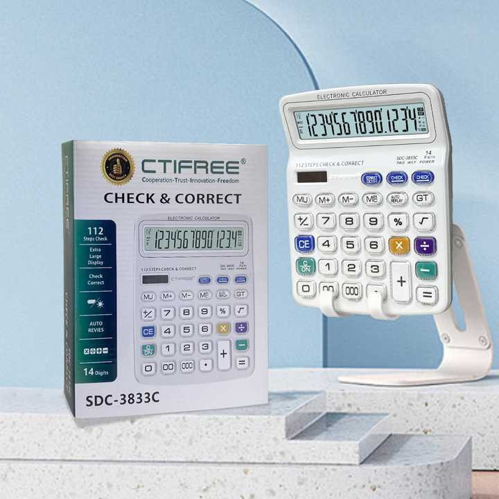 ماشین حساب سیتی فری مدل SDC-3833C