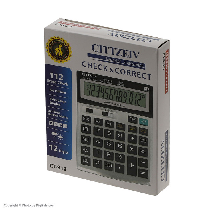 ماشین حساب سیتزیو مدل CT-912
