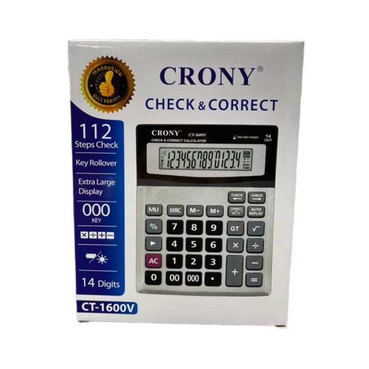 ماشین حساب کرونی مدل CT-1600V