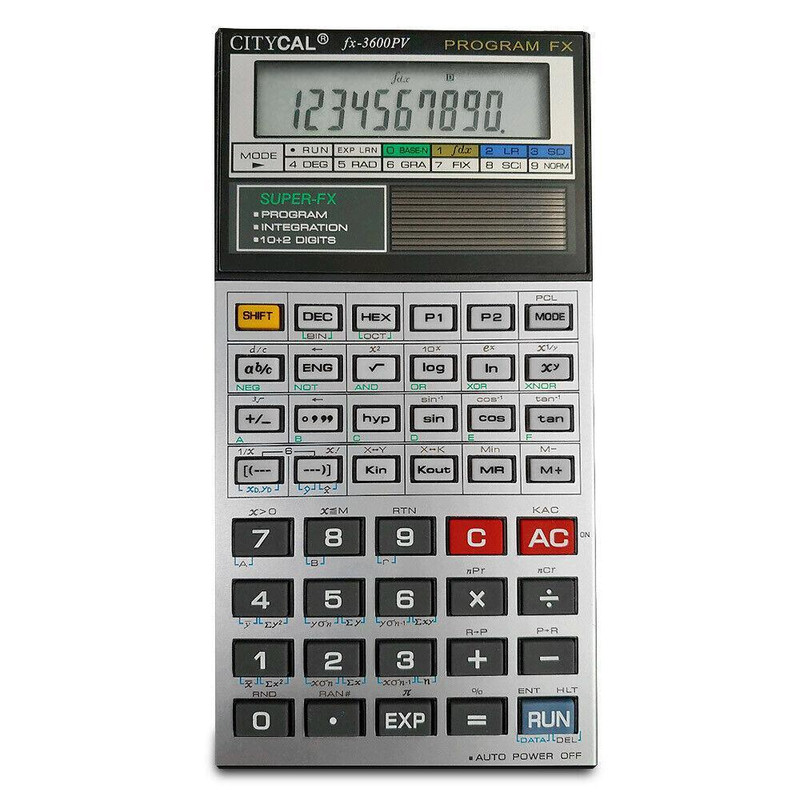 ماشین حساب کاسیو مدل fx-3600pv
