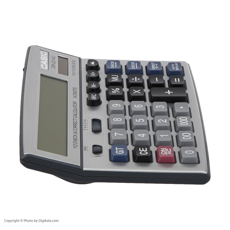 ماشین حساب کاسیو مدل DR-2214C