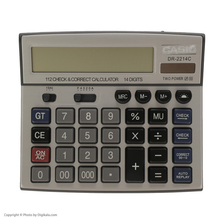 ماشین حساب کاسیو مدل DR-2214C